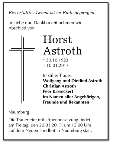 170110 Horst Astroth